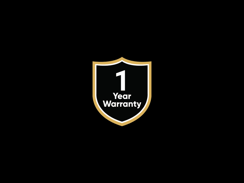 1-Year Warranty