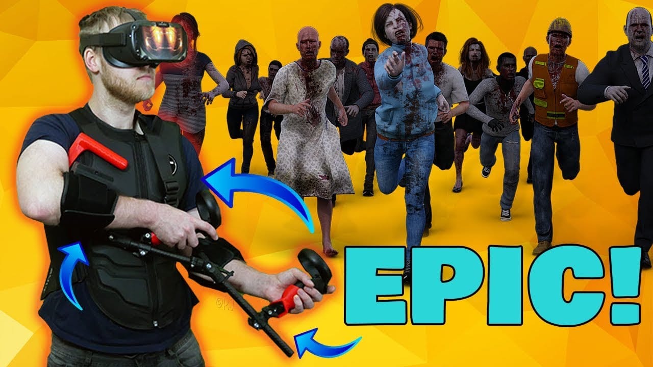 Going FULL VR SWAT with Wireless Haptics & Rifle [Oculus Quest]