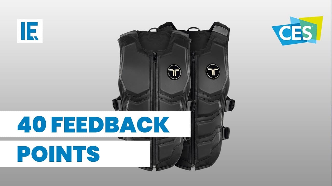 The TactSuit X40 can deliver and extremely realistic VR experience