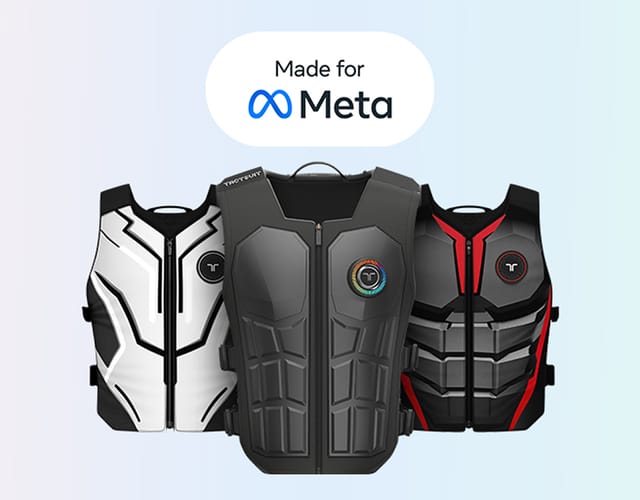 bHaptics TactSuit Air Camo - Gilet Haptique en Réalité Virtuelle